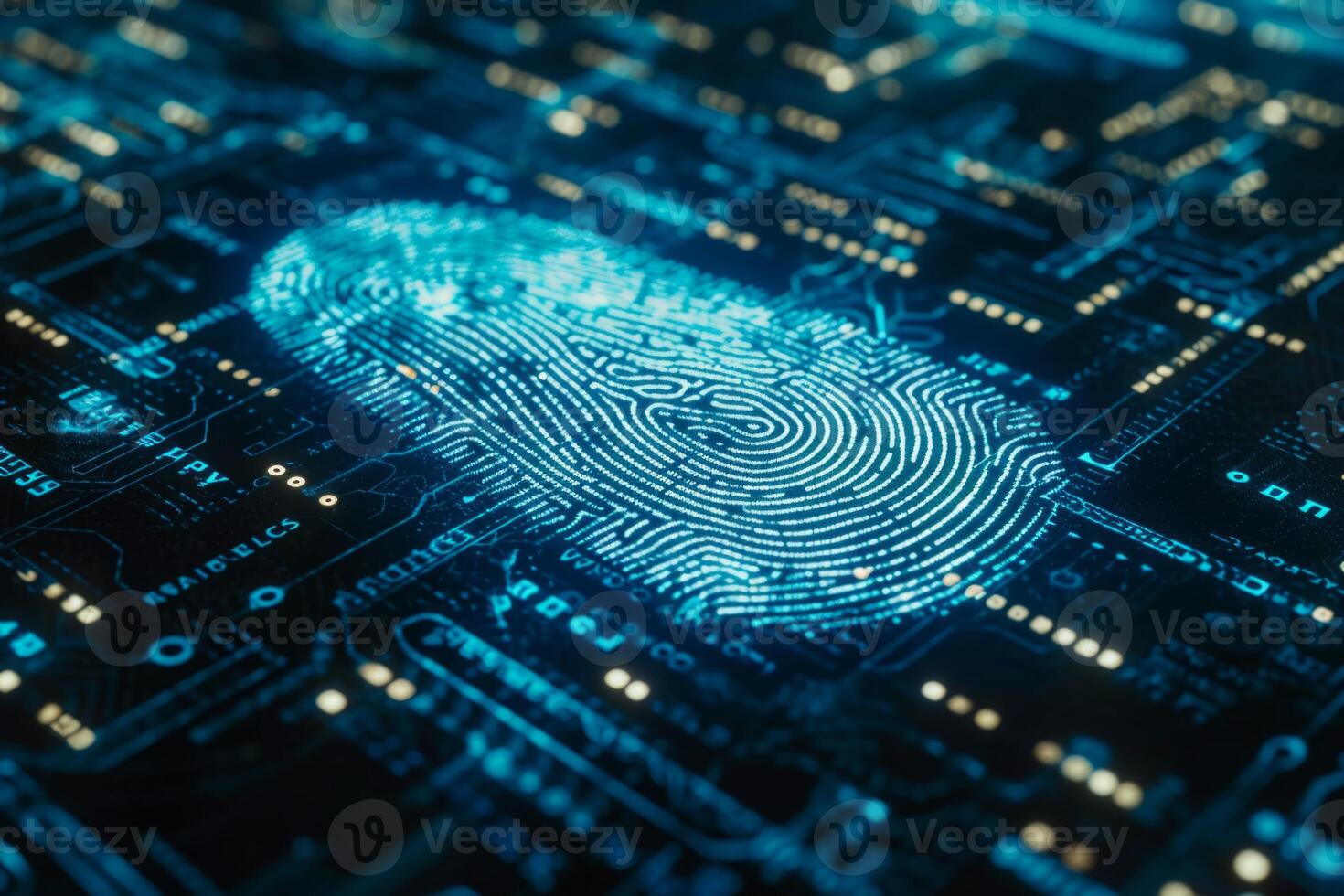 Fingerprint scanner digital footprint computer security safety tracking transparency biometrics finger scan recognition network security privacy identification id access password photo