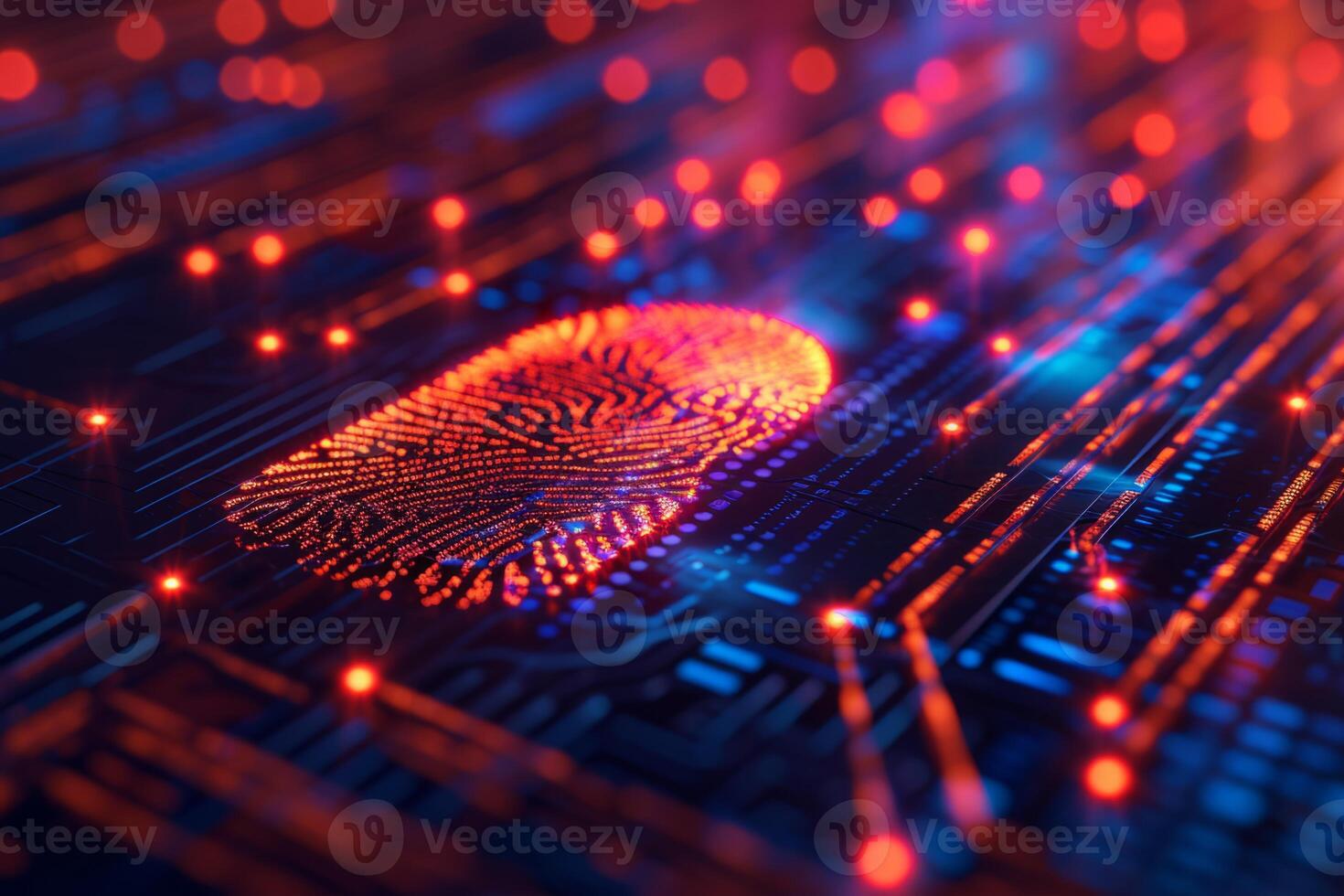 Fingerprint scanner digital footprint computer security safety tracking transparency biometrics finger scan recognition network security privacy identification id access password photo