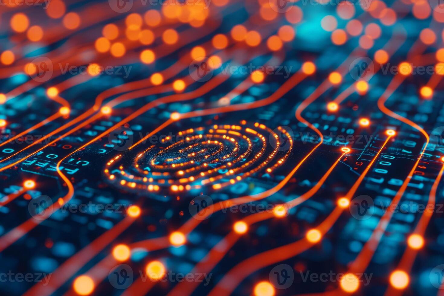 Fingerprint scanner digital footprint computer security safety tracking transparency biometrics finger scan recognition network security privacy identification id access password photo