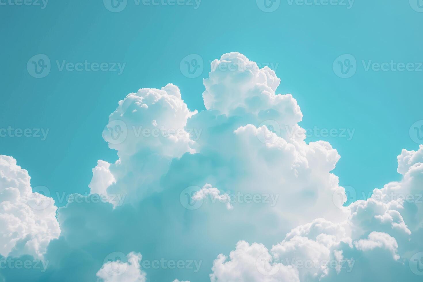 Blue skies sky white fluffy clouds beautiful summer spring weather sunny day happiness joy background cumulus cloud meditation meteorology realistic soft shapes photo