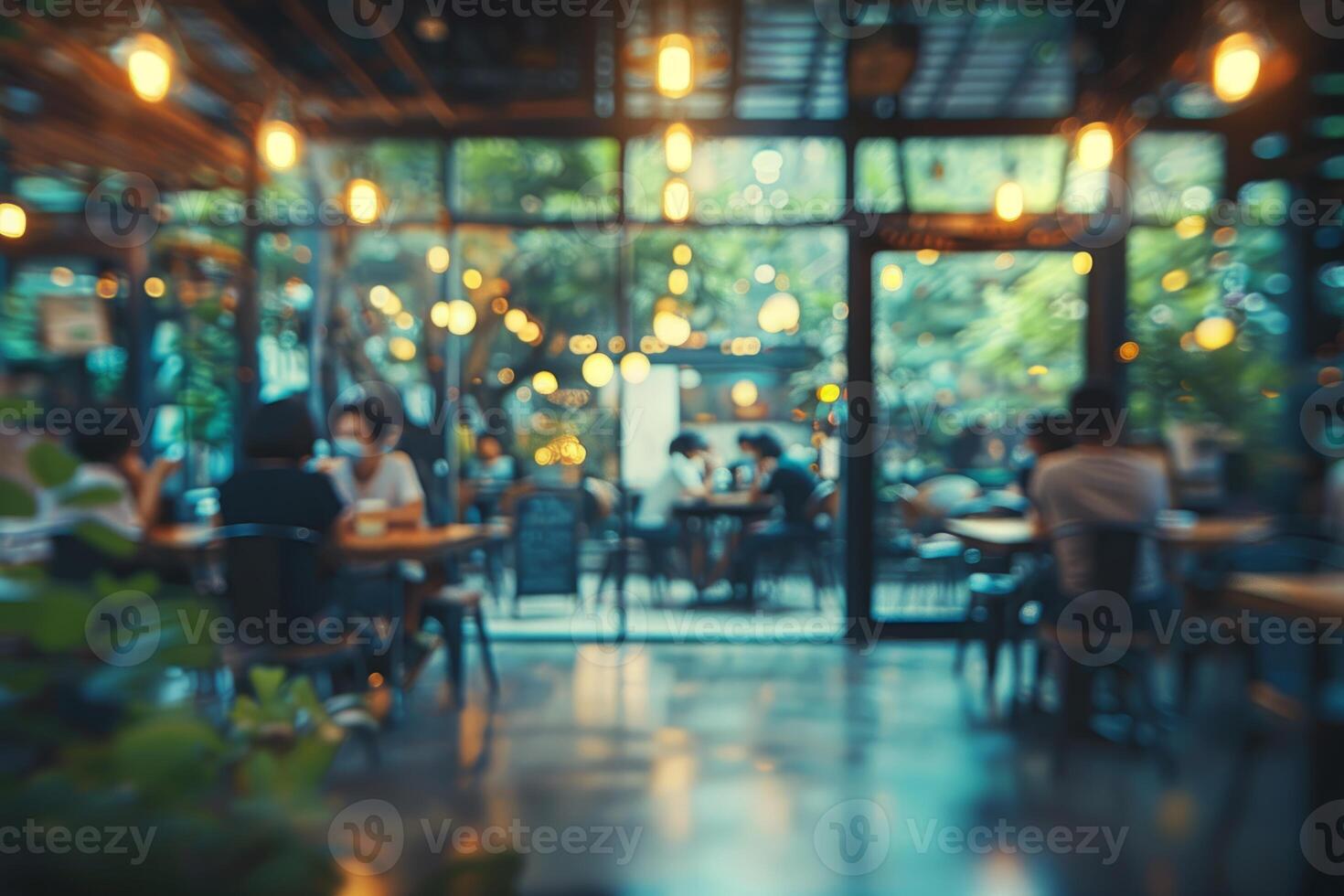 Modern office space busy fuill of employees with plants and bright rooms for startup work perfect environment simple minimalism corridor room individual workplace green and sustainable photo