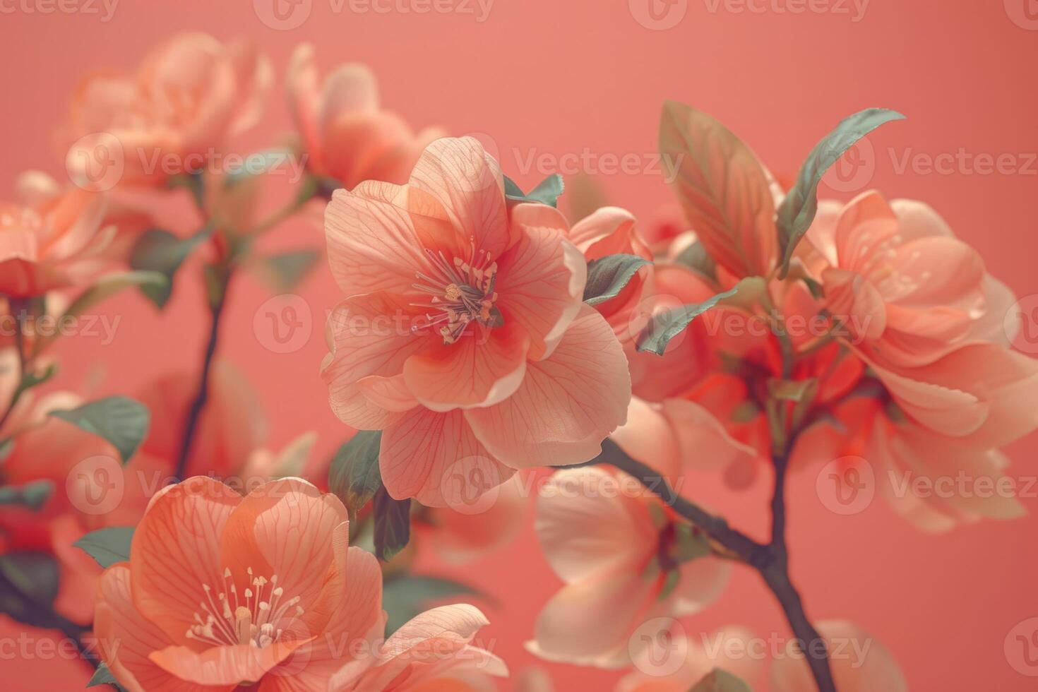 A beautiful pink flower with a blue sky in the background. The flower is in full bloom and the sky is clear and bright photo