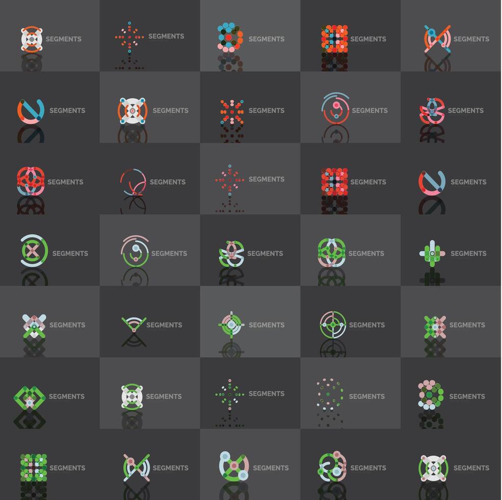 Abstract initial brand Logos For Premium Look Your Brand vector