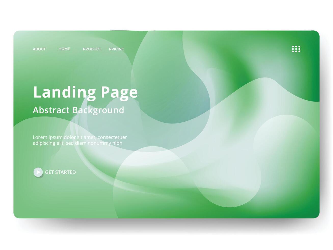 Landing page template of Creative process. Modern flat design concept of web page design for website and mobile website. Easy to edit and customize vector