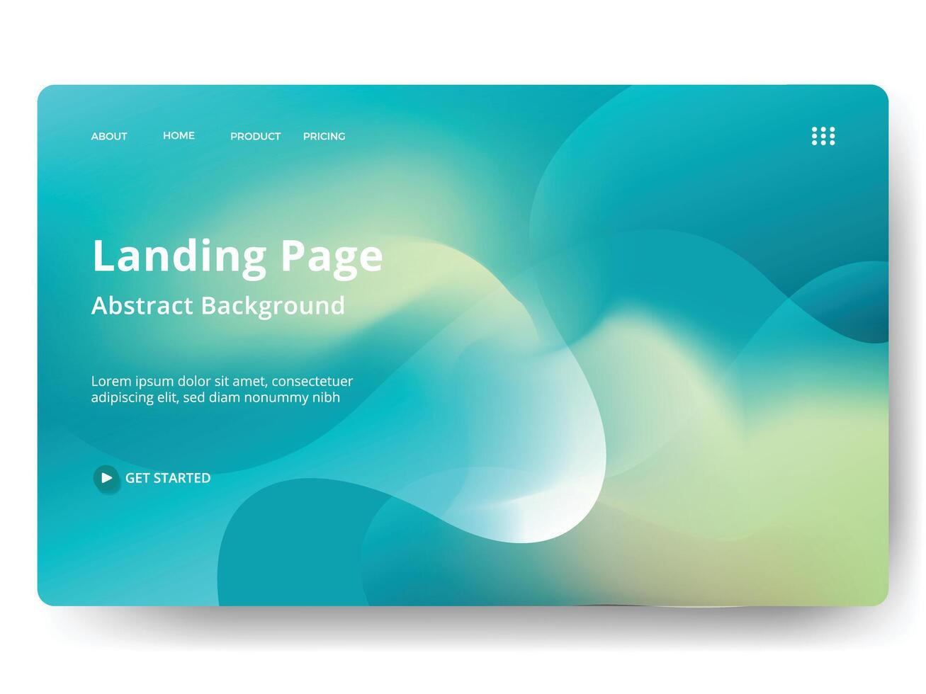 Landing page template of Creative process. Modern flat design concept of web page design for website and mobile website. Easy to edit and customize vector