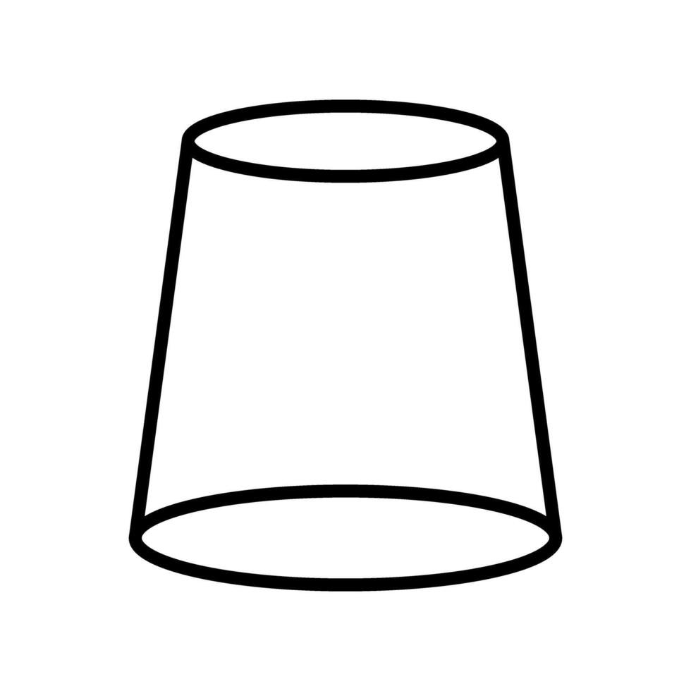 Geometric figure icon . Geometry illustration sign. Figure symbol or logo. vector