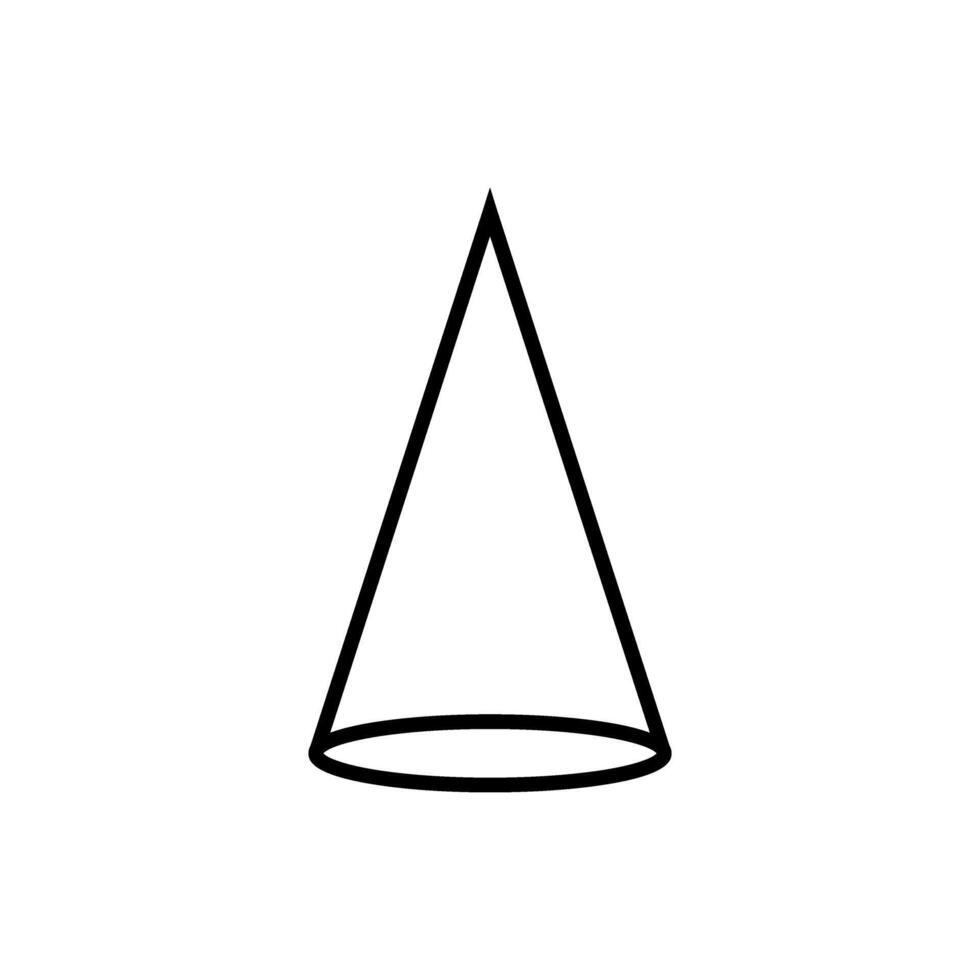 Geometric figure icon . Geometry illustration sign. Figure symbol or logo. vector