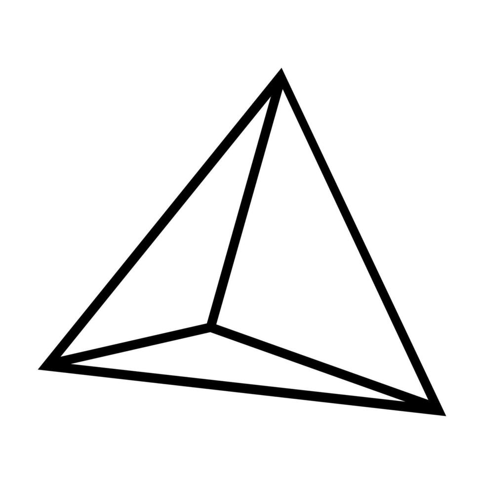 Geometric figure icon . Geometry illustration sign. Figure symbol or logo. vector