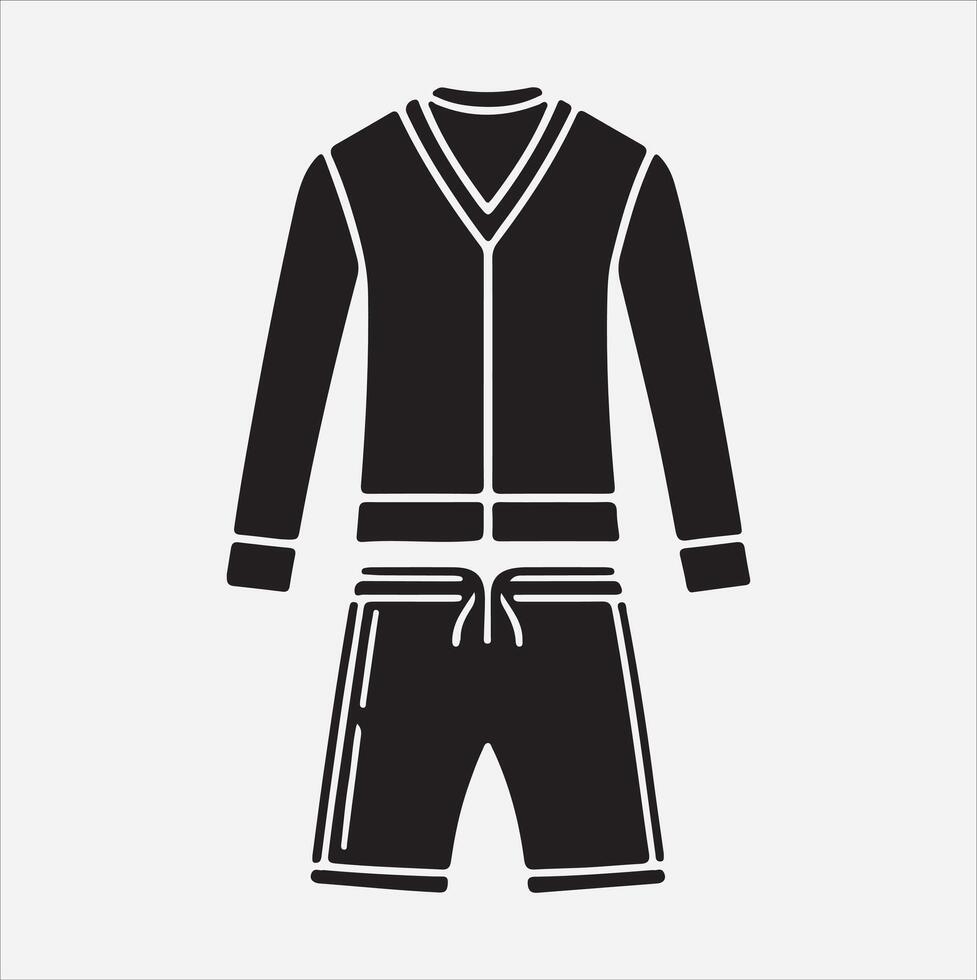 A trendy and fashionable jumper with pant silhouette vector