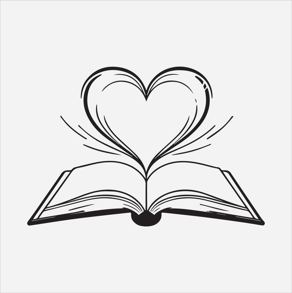Book Icon silhouette illustration vector