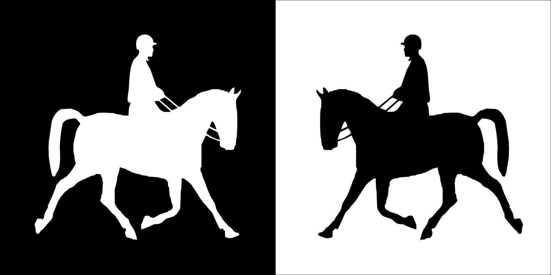 Illustration graphics of horse icon vector