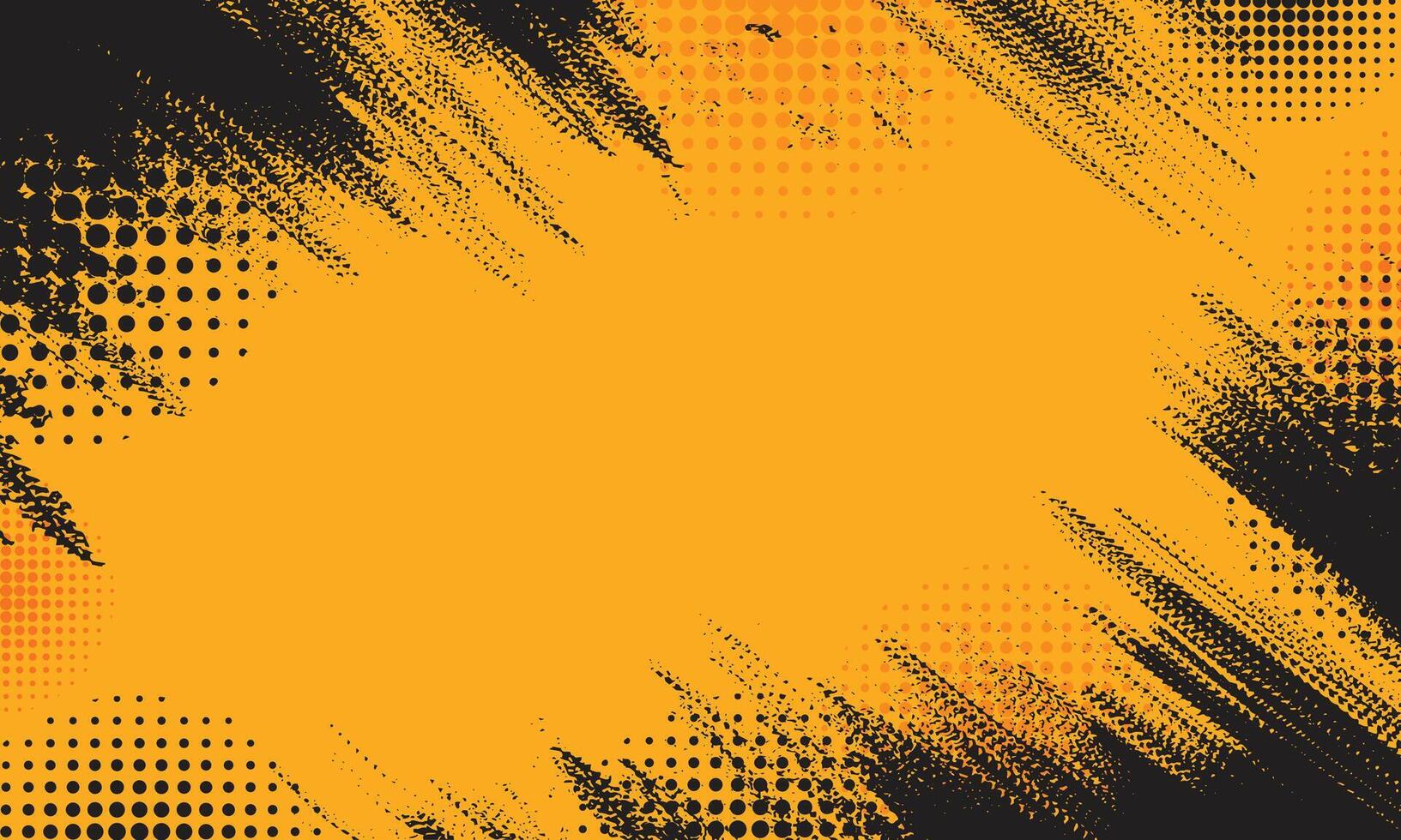 Blank background abstract grunge brush strokes vector