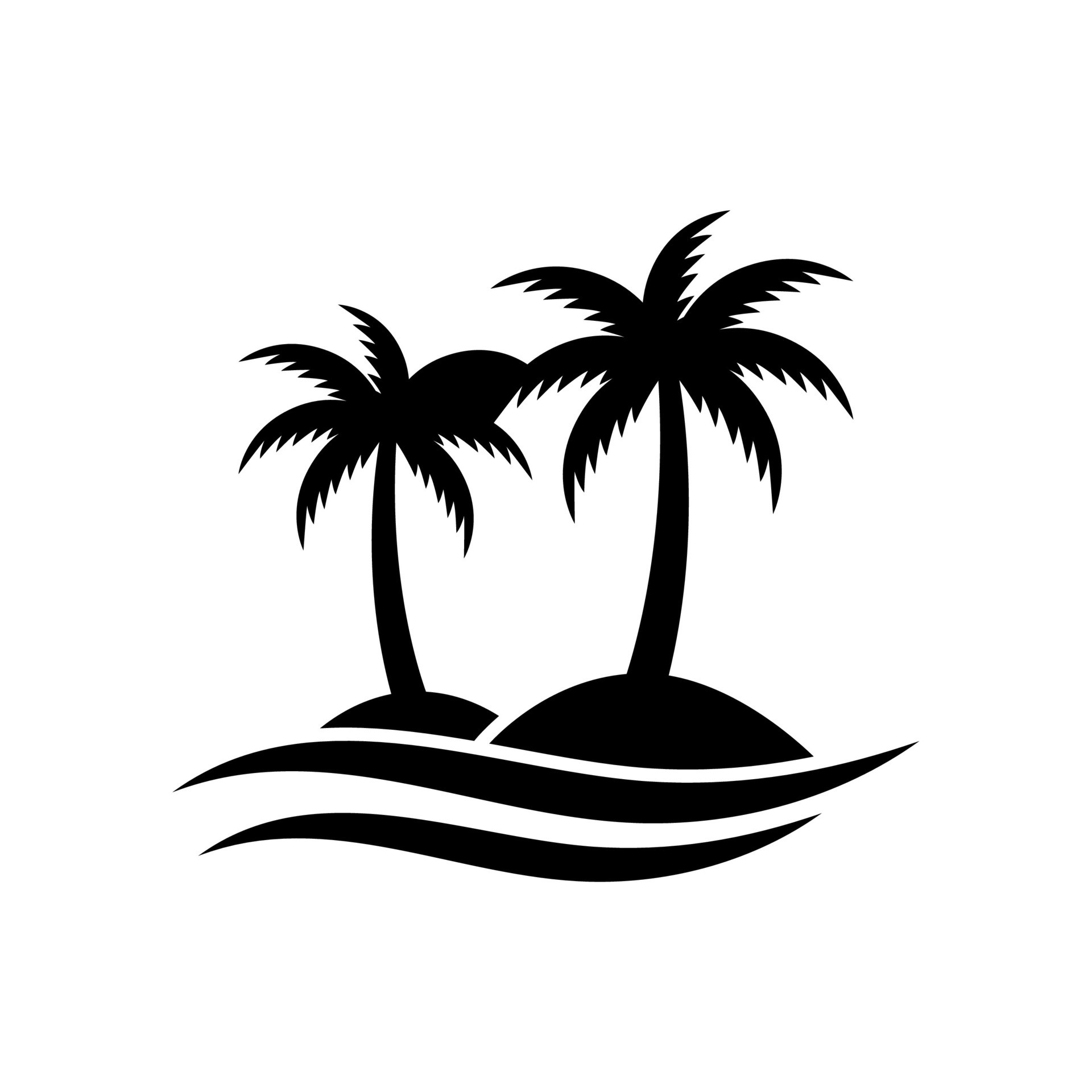 summer beach logo illustration. Sunset summer beach logo 46524635 ...