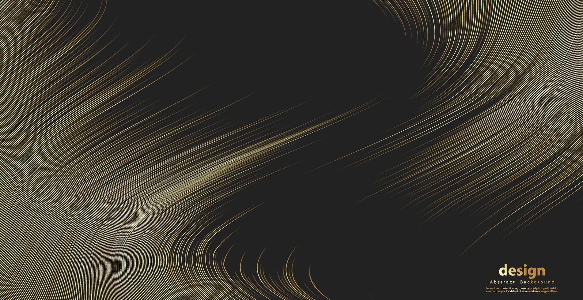 Abstract gold luxurious wave line background - simple texture for your design. gradient background. Modern decoration for websites, posters, banners, EPS10 vector