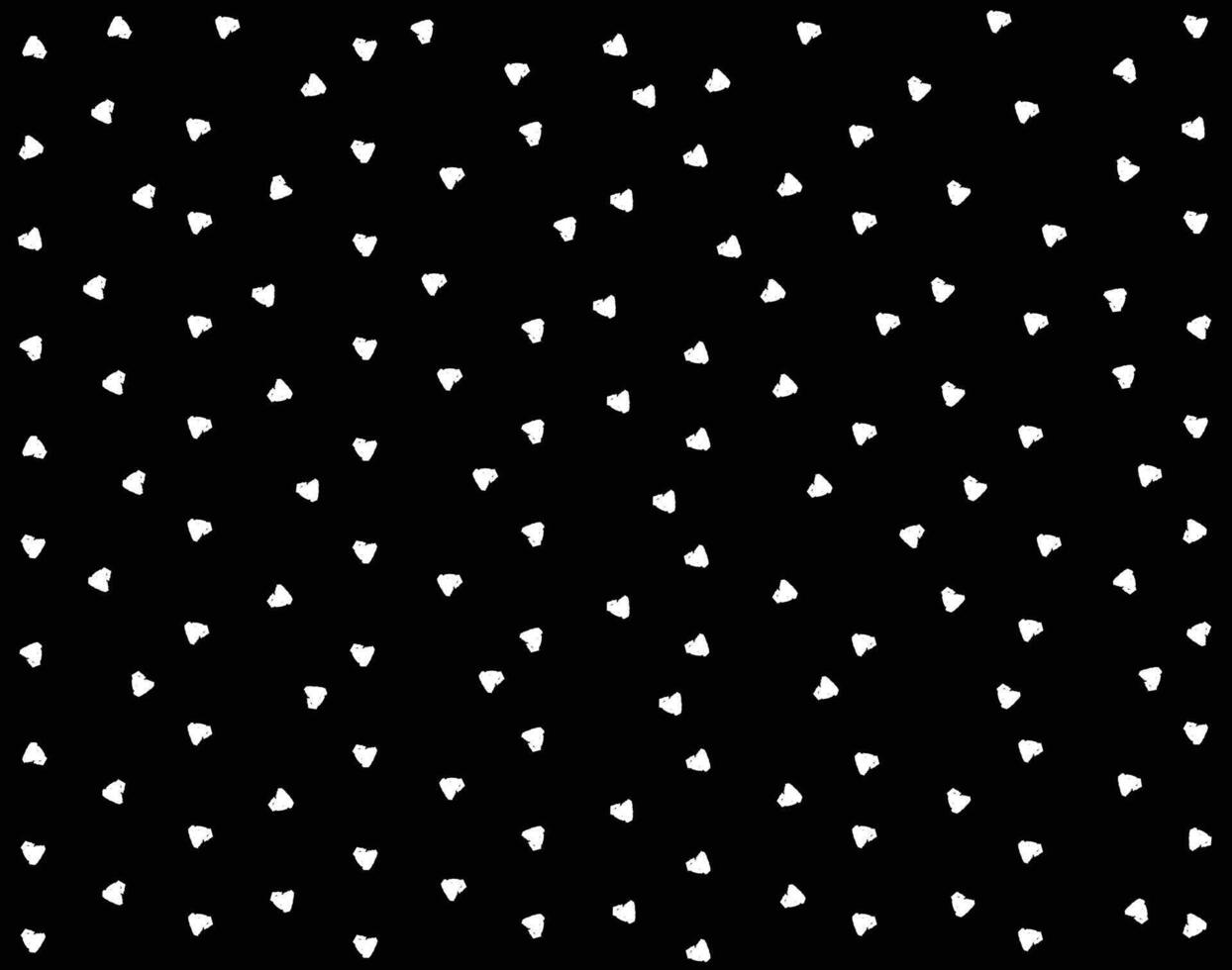 Seamless pattern with hand drawn dots with different grunge. isolated on background. illustration - vector