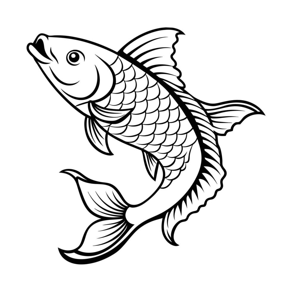 Fish Art Illustration vector