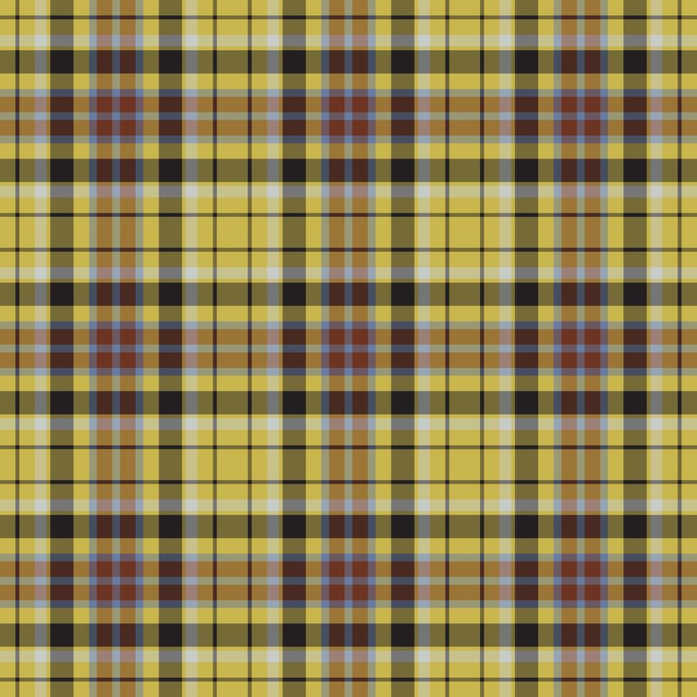 Plaid seamless pattern. background of textile ornament. Flat fabric design. vector