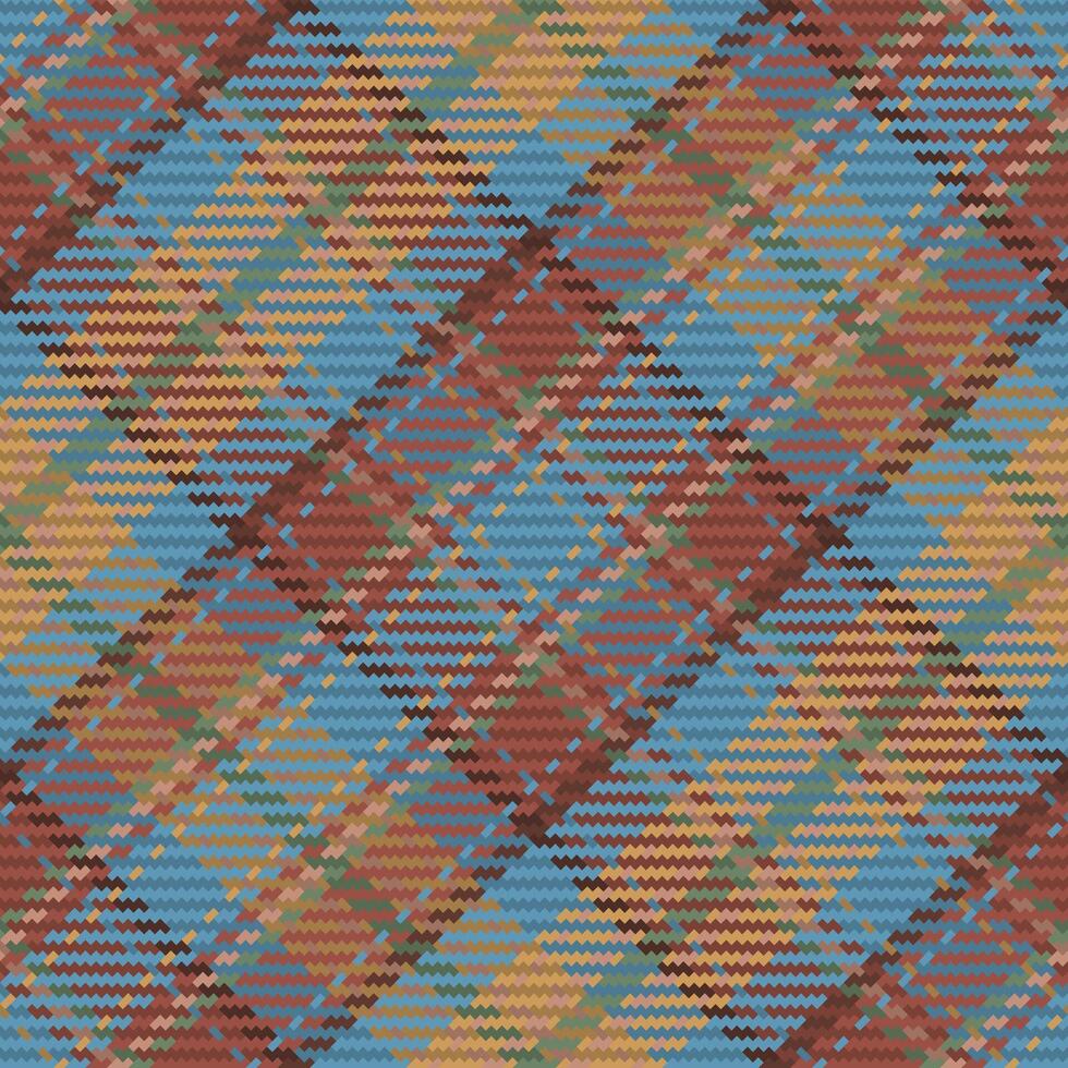 Seamless pattern of scottish tartan plaid. Repeatable background with check fabric texture. backdrop striped textile print. vector