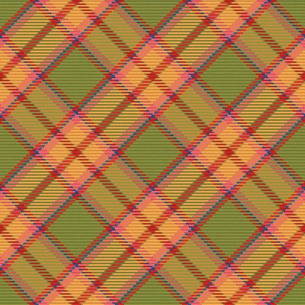 Seamless pattern of scottish tartan plaid. Repeatable background with check fabric texture. backdrop striped textile print. vector