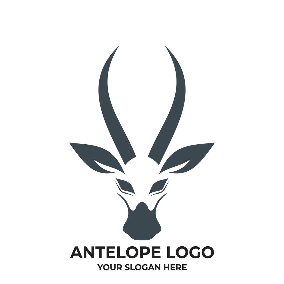 Deer illustration icon vector
