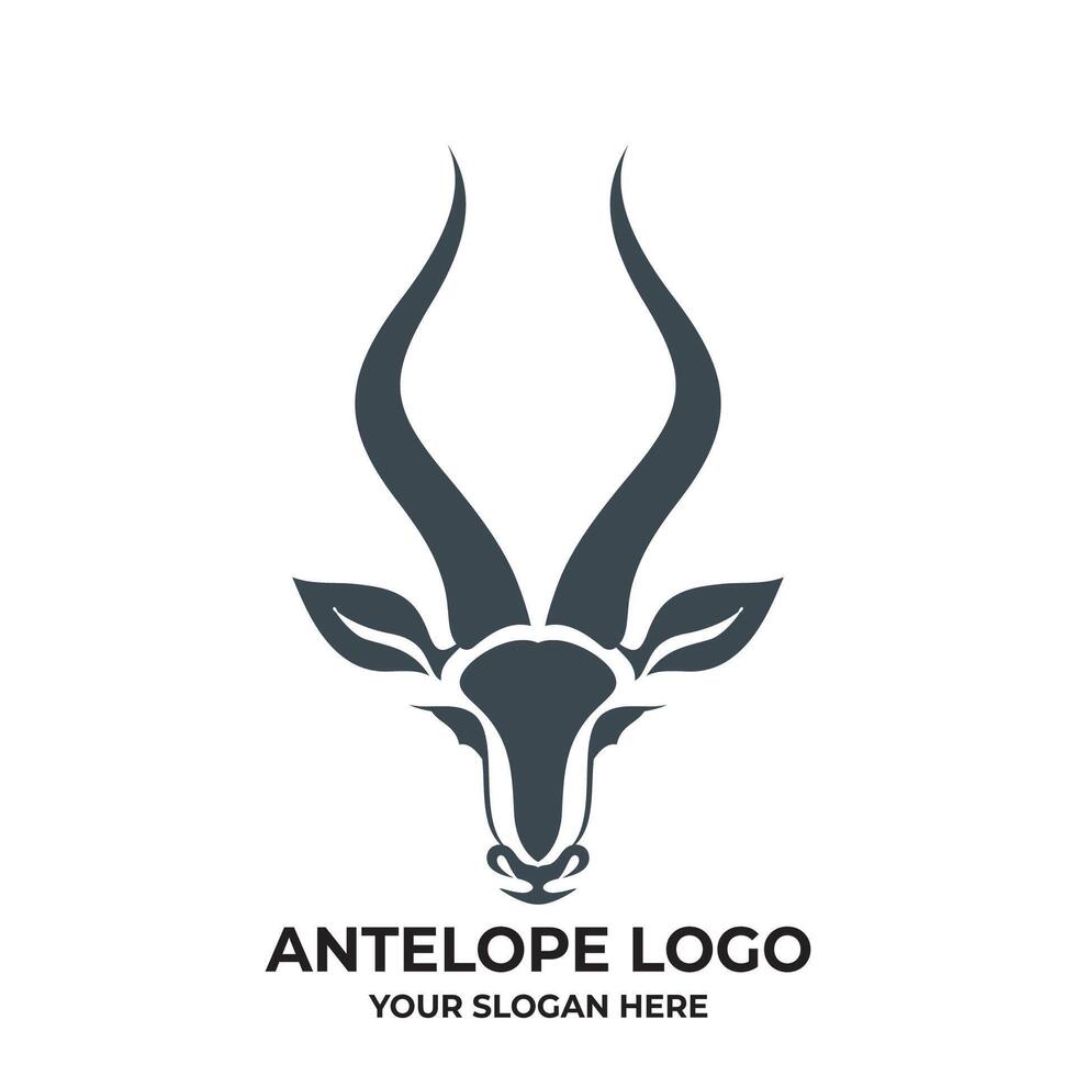 Deer illustration icon vector