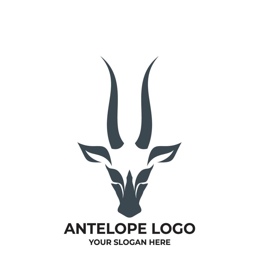 Deer illustration icon vector