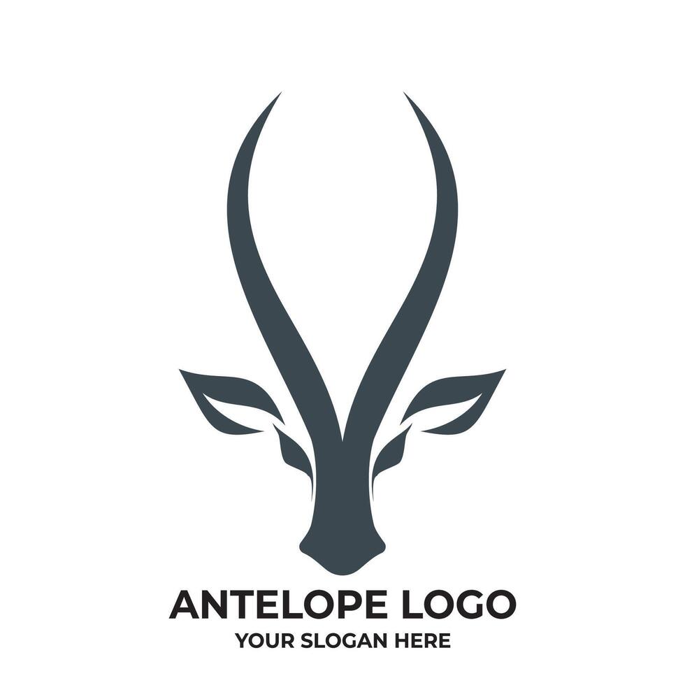 Deer illustration icon vector