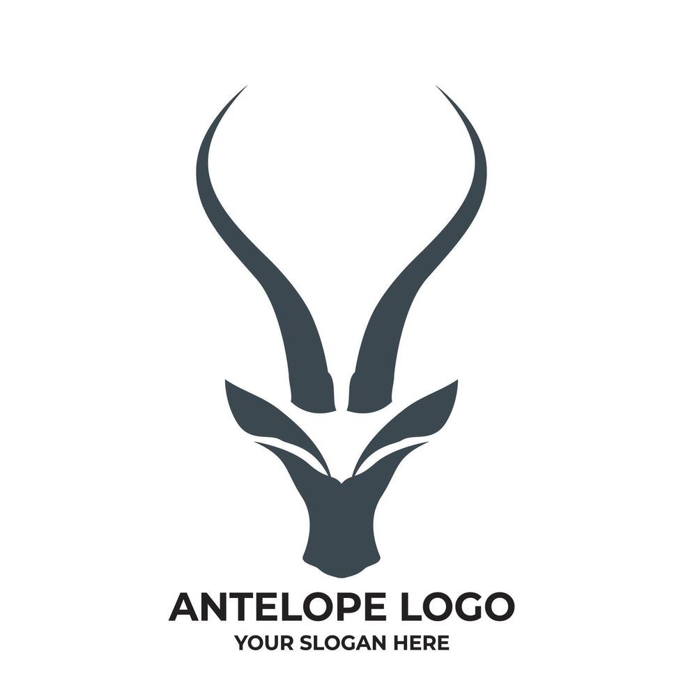 Deer illustration icon vector