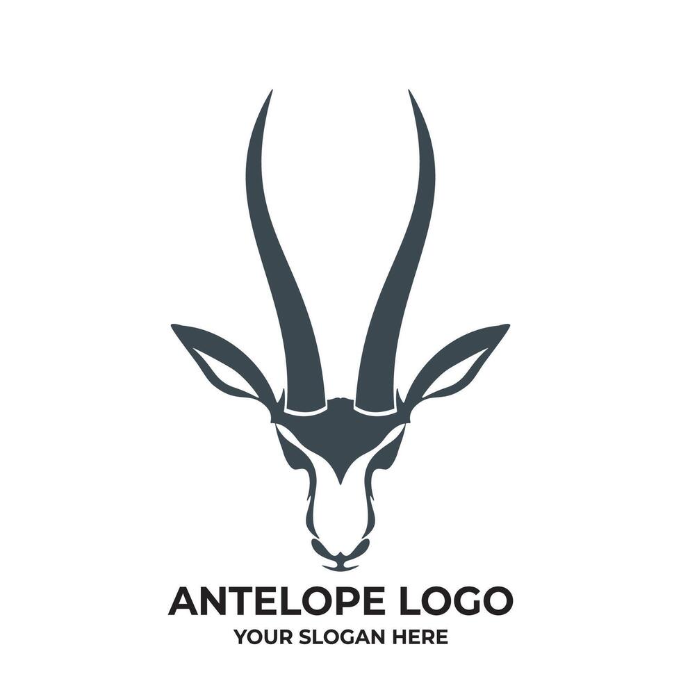 Deer illustration icon vector