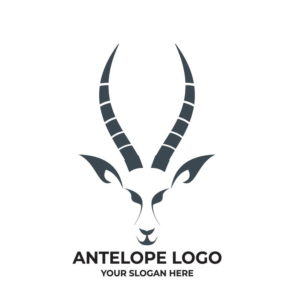 Deer illustration icon vector