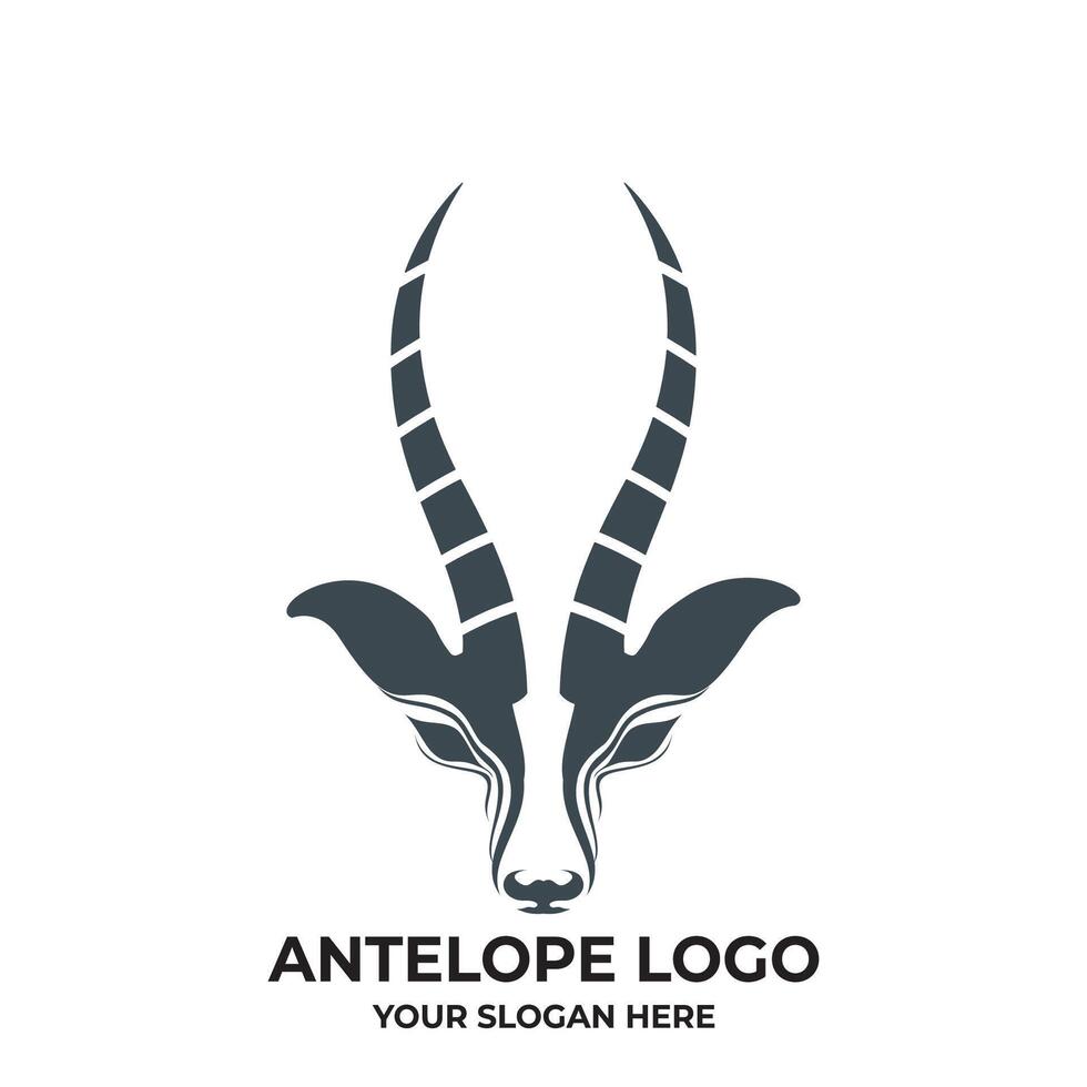 Deer illustration icon vector