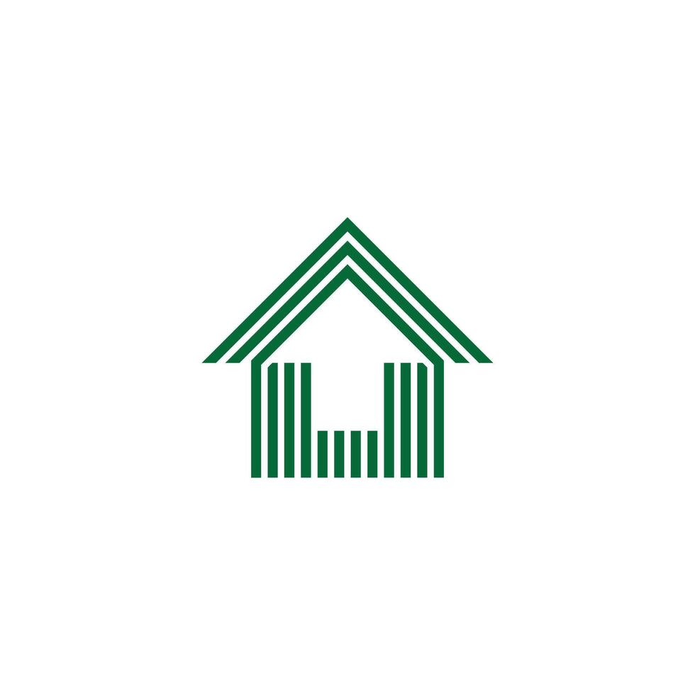 home arrows up atripes negative space logo vector