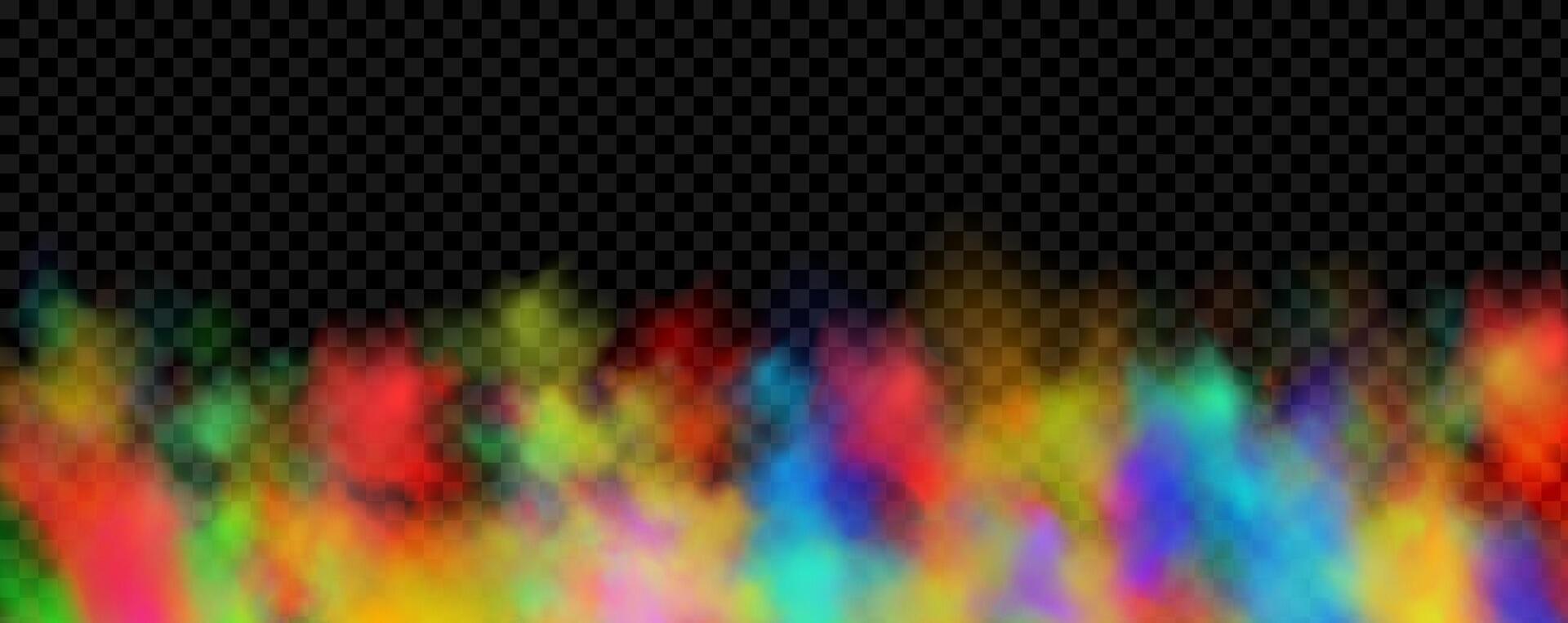 Pink powder dust with glittering shimmering swirls, shiny glitter design. Magical motion, sparkling lines on a black background. vector