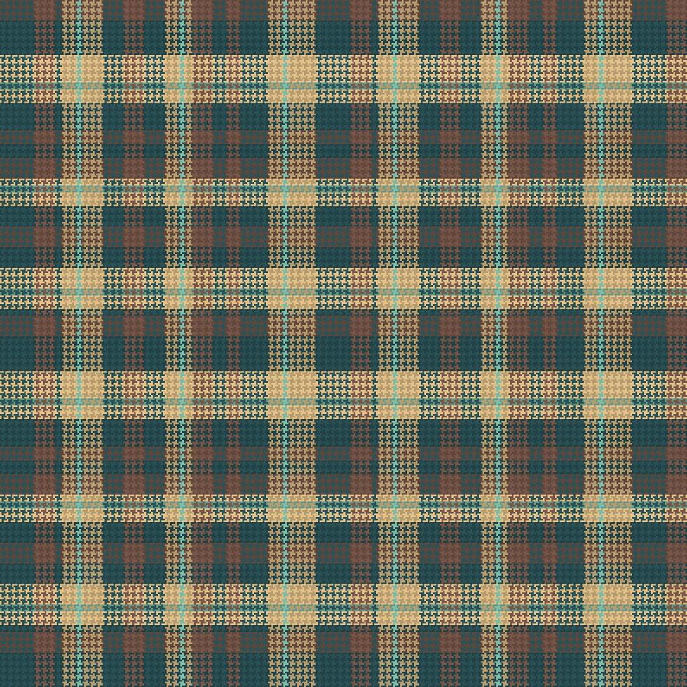Tartan plaid pattern with texture. vector