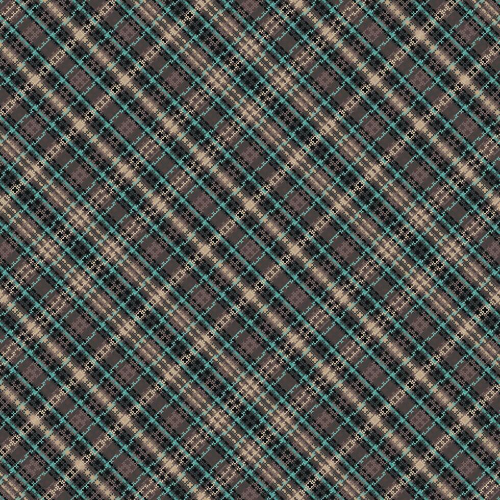 Tartan plaid pattern with texture. vector