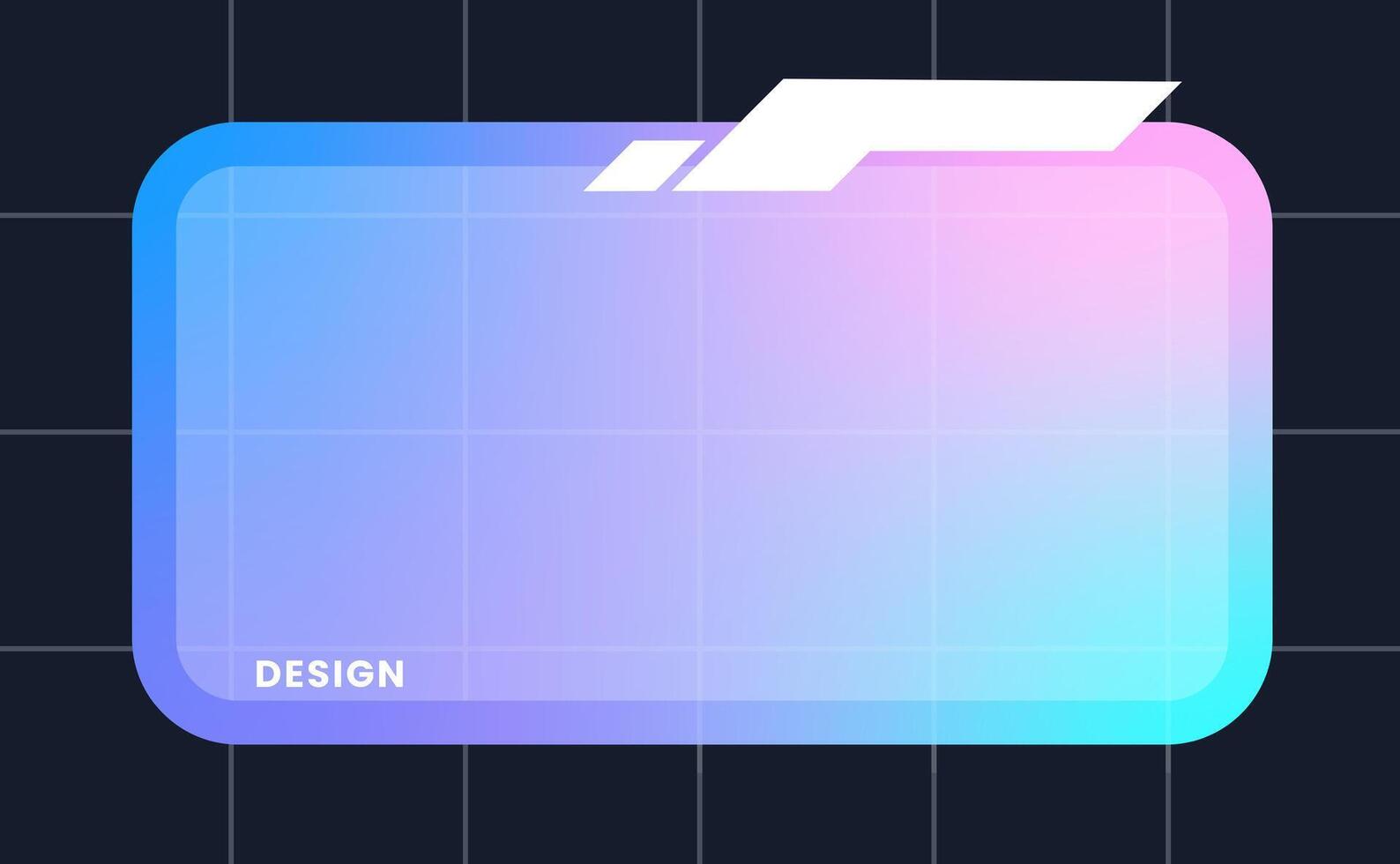 Modern pop up window illustration. Futuristic pop up interface. vector