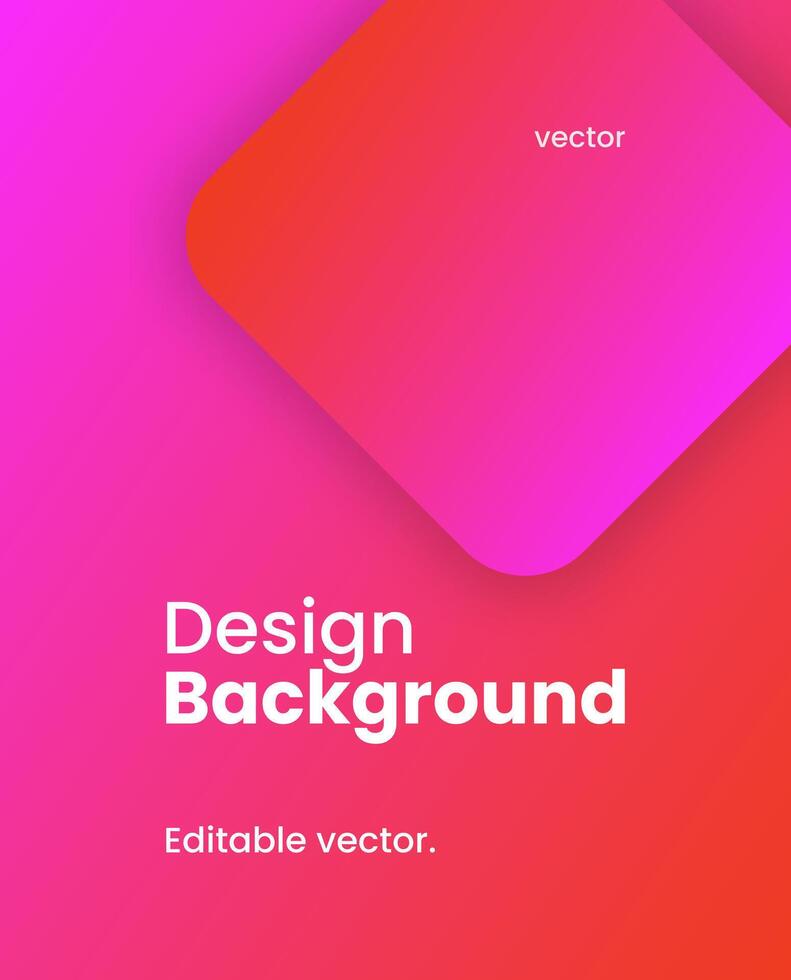 Simple colorful gradient background. Social media template illustration. vector