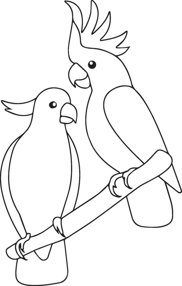 cute bird art vector
