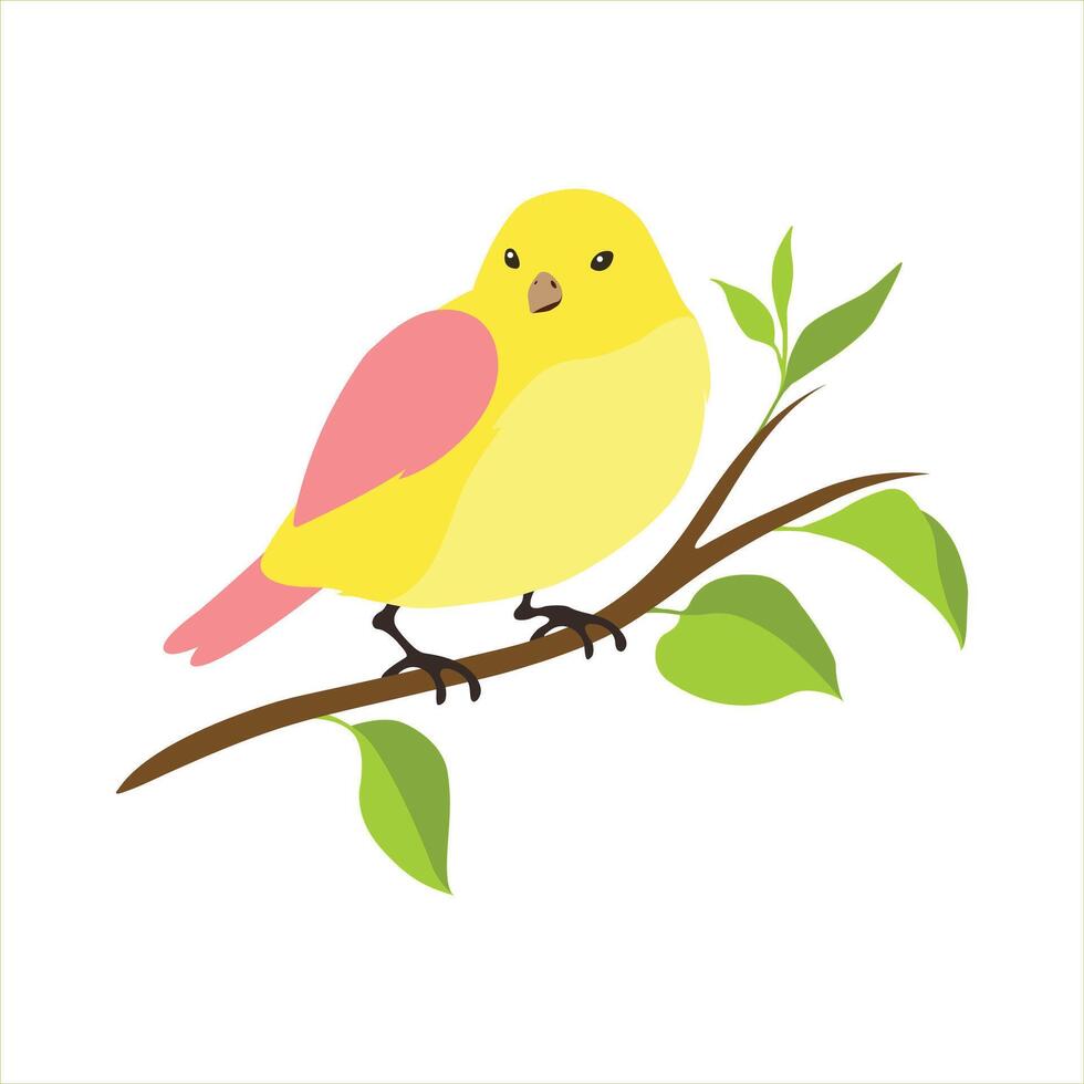 cute bird art vector
