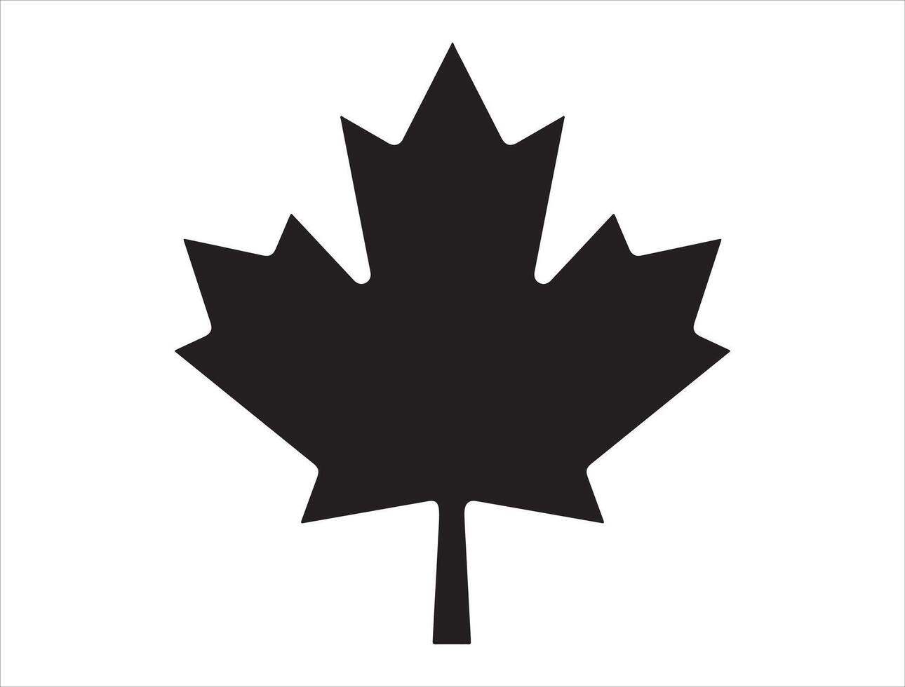 Canadian maple leaf silhouette 46527981 Vector Art at Vecteezy