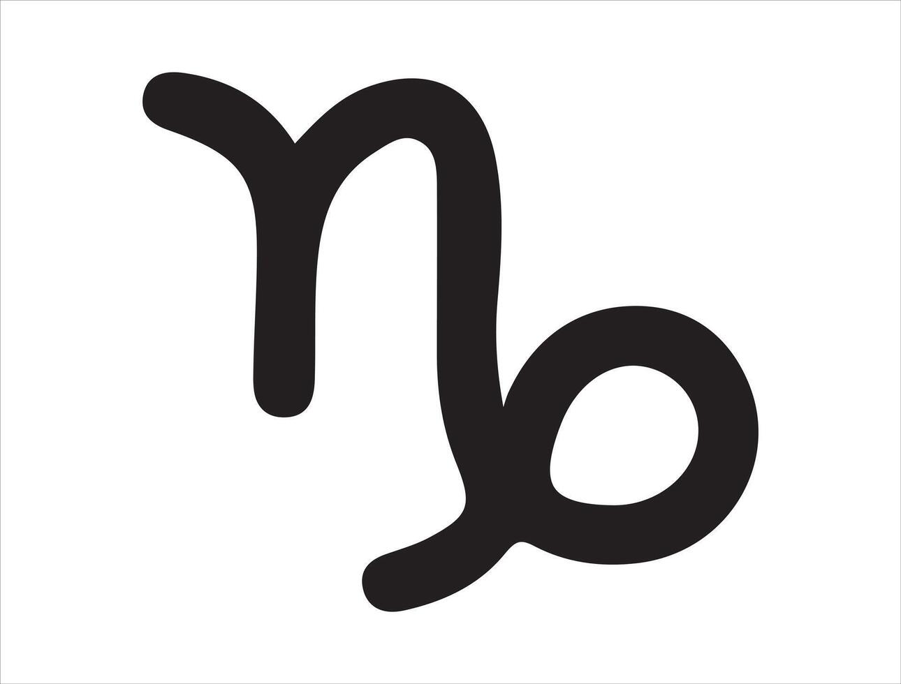 Zodiac sign silhouette on white background vector