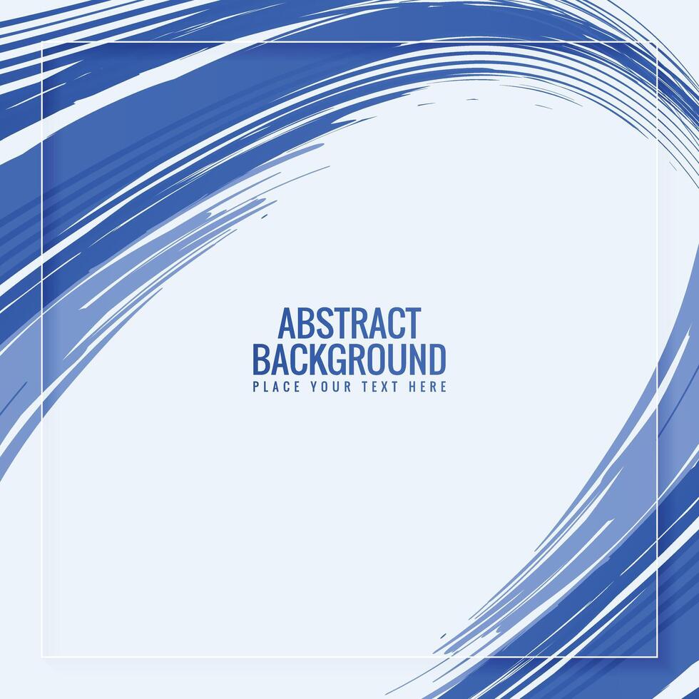 modern stylish blue abstract design background vector