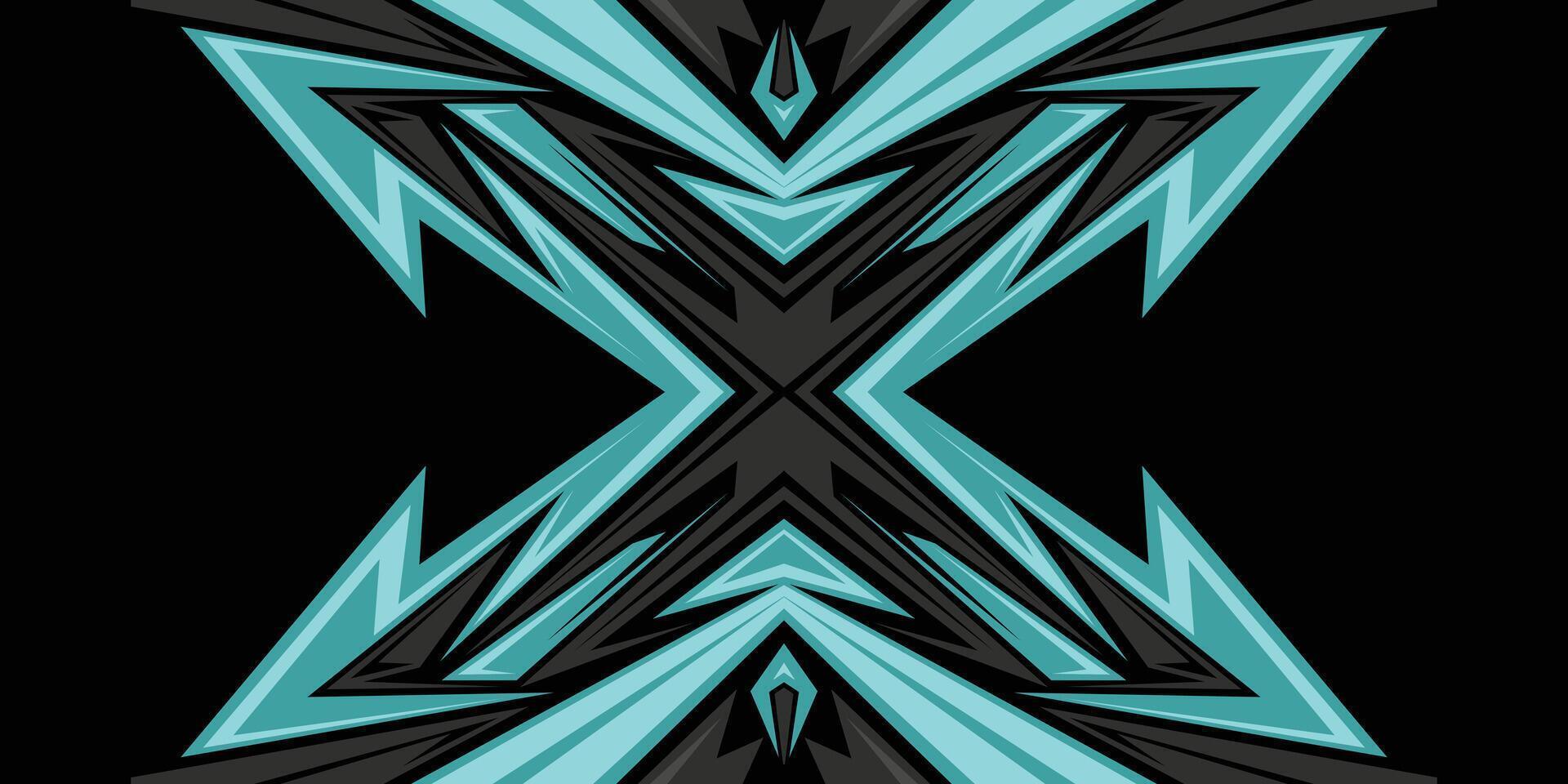 Abstract background with raw jagged spike pattern and with some copy space area vector