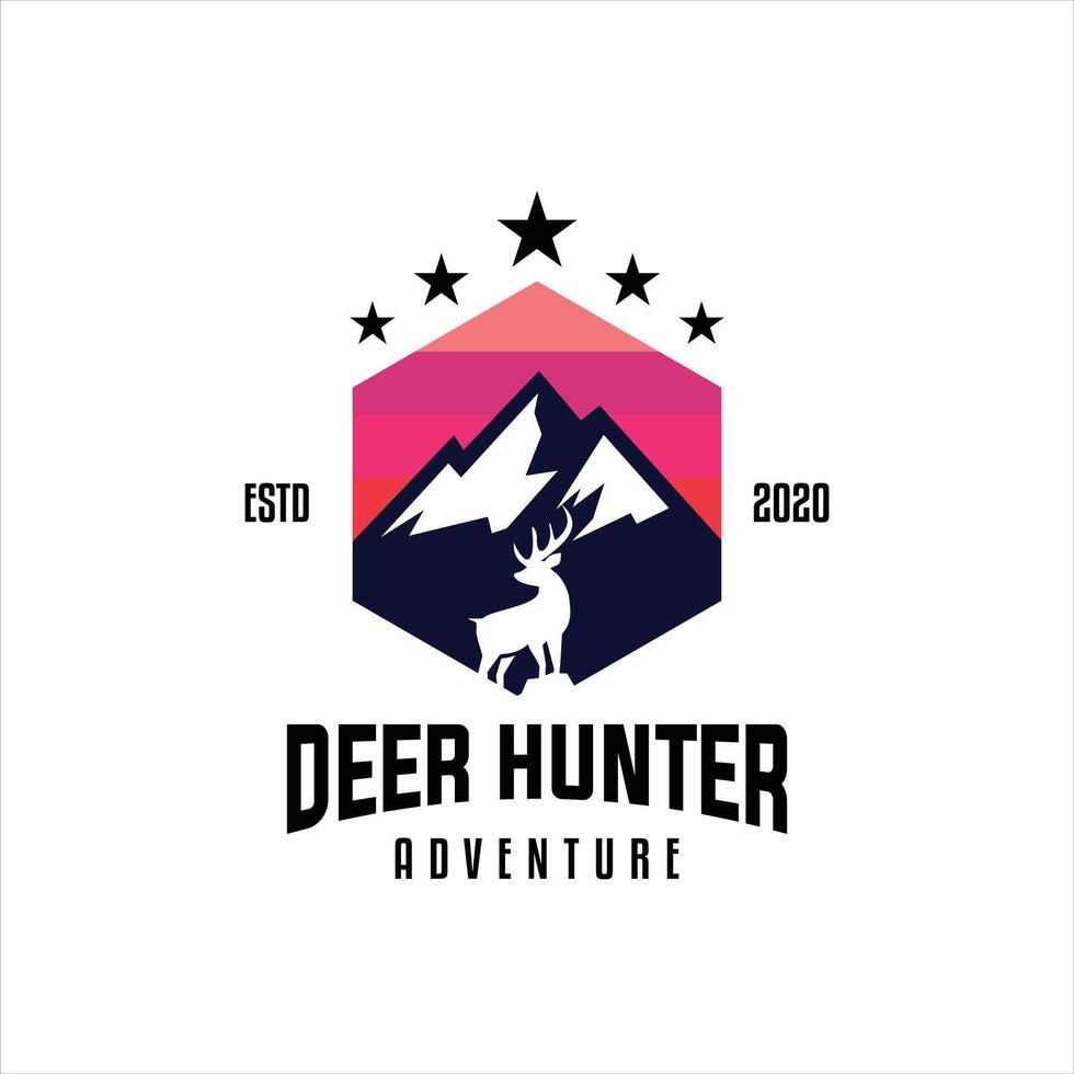 deer hunter logo types, templates and vectors