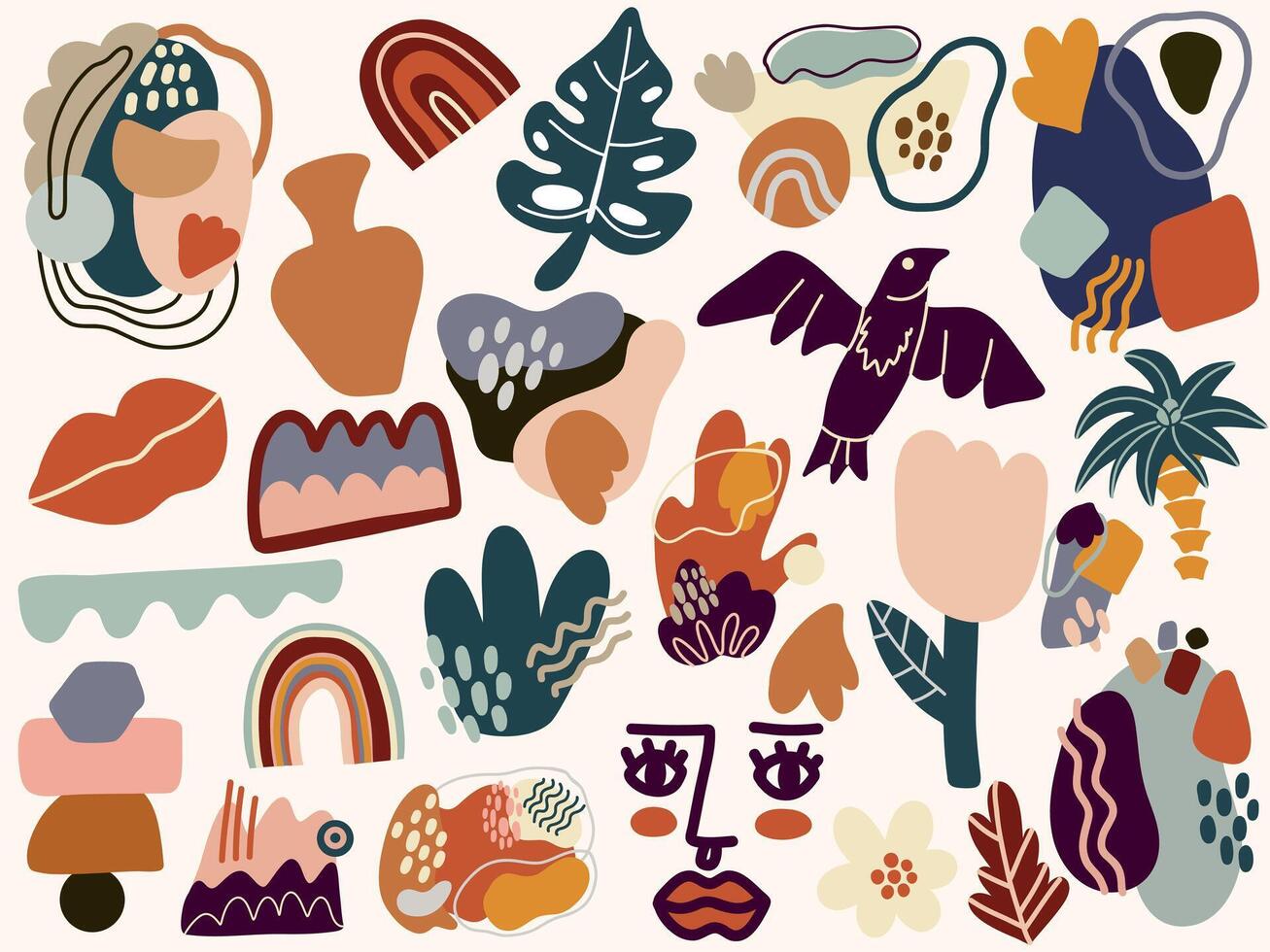 Abstract Seamless Pattern Trendy.Colorful design modern vector