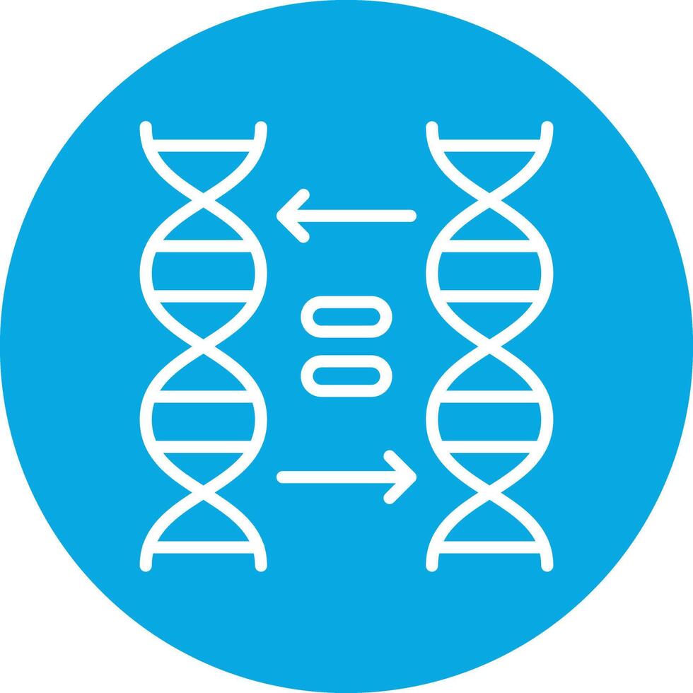 Cloning Line Circle Icon vector