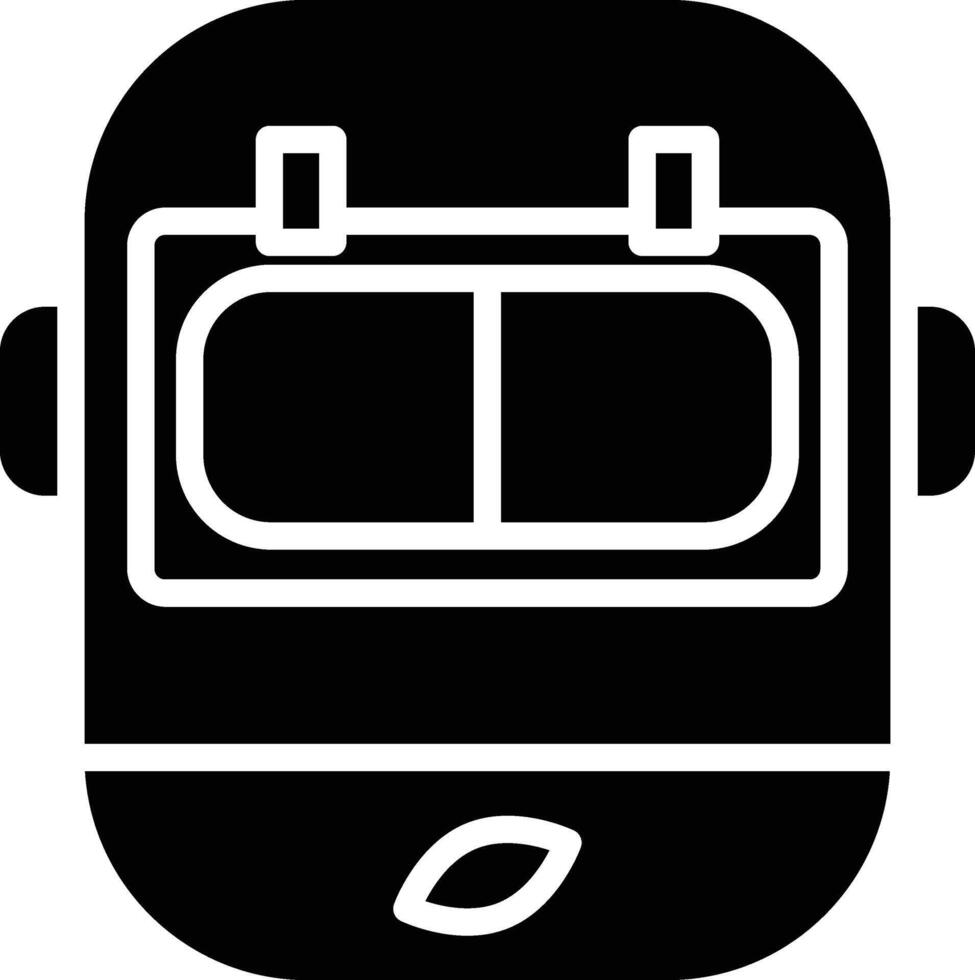 Welding Mask Glyph Icon Design vector