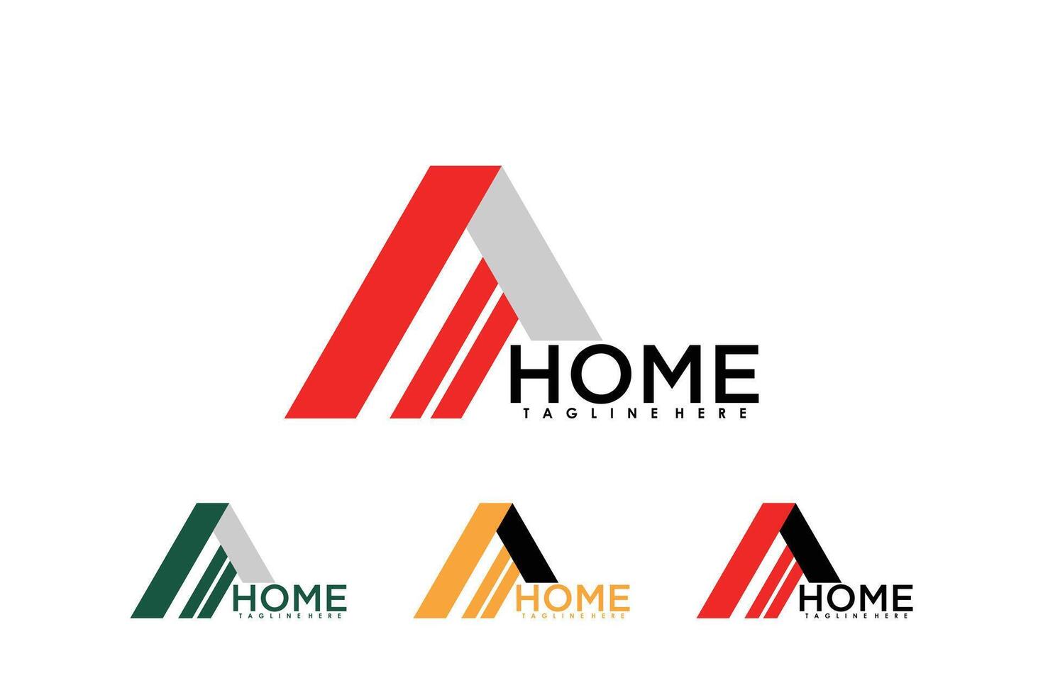 house design with modern illustrations vector
