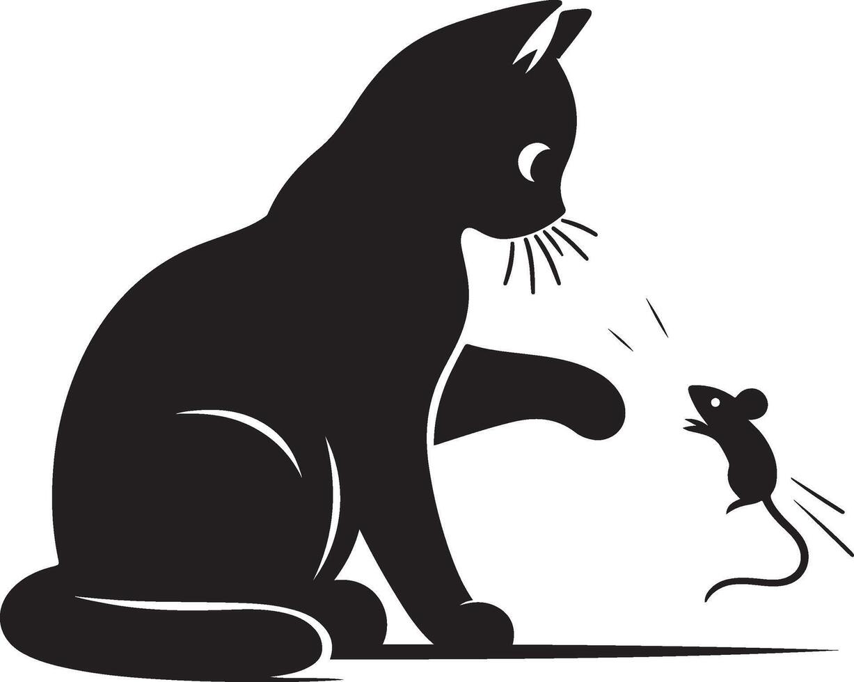 Cat silhouette Vectors Illustrations