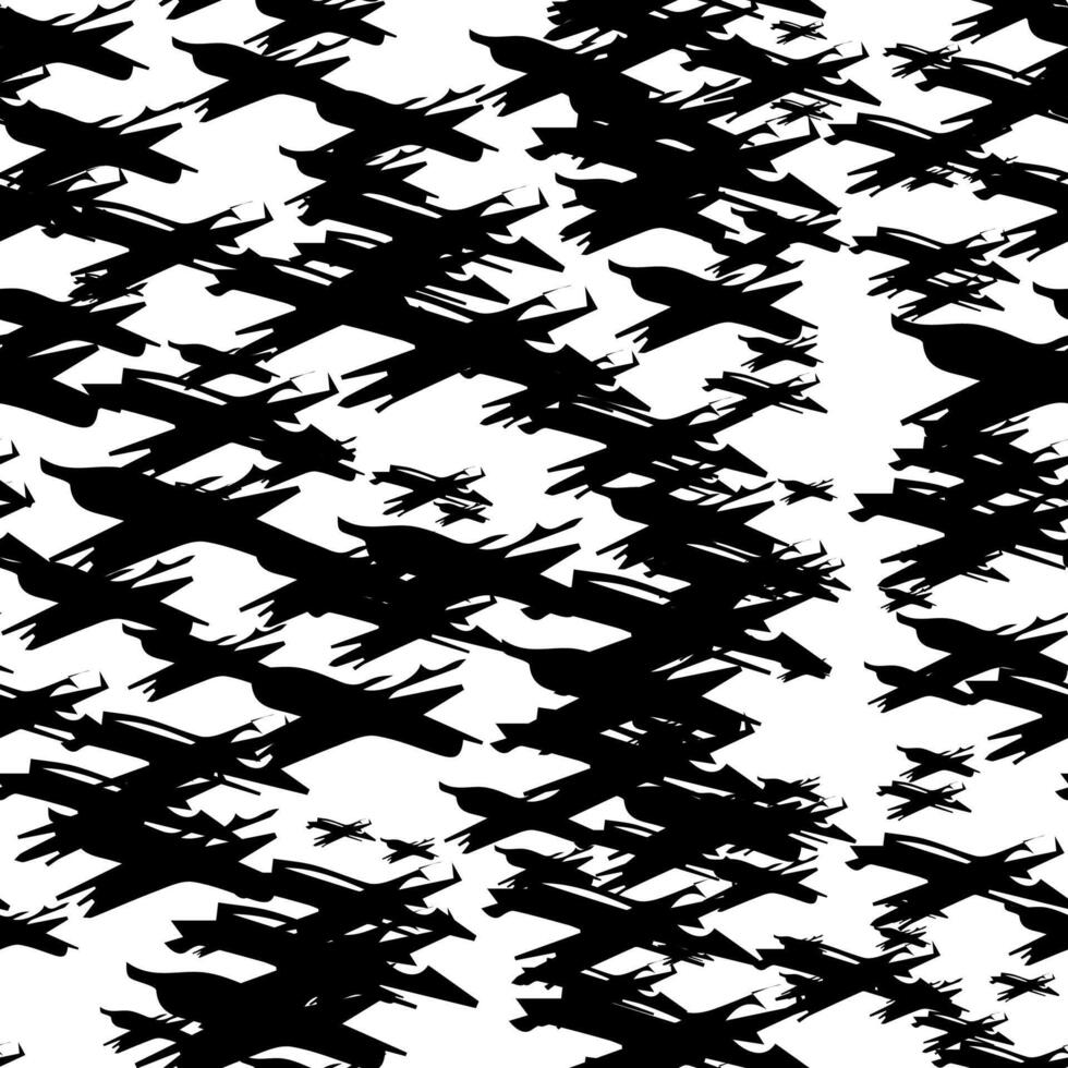Seamless pattern with hand drawn cross symbols vector